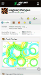 Mobile Screenshot of inaginaryplatypus.deviantart.com