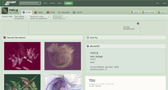 Desktop Screenshot of malu-g.deviantart.com