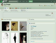 Tablet Screenshot of ch-thingol.deviantart.com