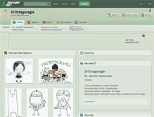 Tablet Screenshot of droctagonagle.deviantart.com