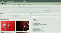 Desktop Screenshot of cybaba.deviantart.com