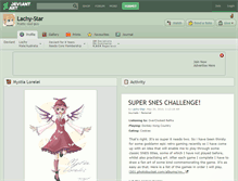 Tablet Screenshot of lachy-star.deviantart.com