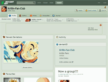 Tablet Screenshot of krillin-fan-club.deviantart.com