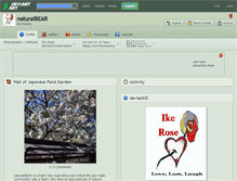 Tablet Screenshot of naturalbear.deviantart.com