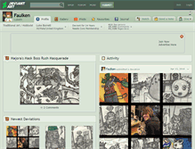 Tablet Screenshot of faulken.deviantart.com