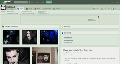 Desktop Screenshot of malfated.deviantart.com