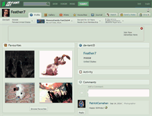 Tablet Screenshot of feather7.deviantart.com