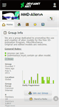 Mobile Screenshot of mmd-alien.deviantart.com