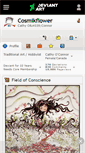 Mobile Screenshot of cosmikflower.deviantart.com