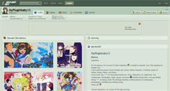 Desktop Screenshot of mypluginbaby13.deviantart.com