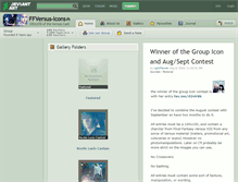 Tablet Screenshot of ffversus-icons.deviantart.com