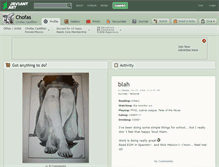 Tablet Screenshot of chofas.deviantart.com