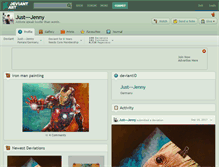 Tablet Screenshot of just---jenny.deviantart.com
