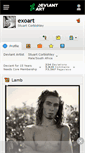 Mobile Screenshot of exoart.deviantart.com