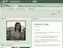 Tablet Screenshot of exoart.deviantart.com
