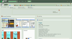 Desktop Screenshot of frogiee.deviantart.com