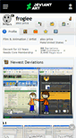 Mobile Screenshot of frogiee.deviantart.com