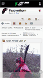 Mobile Screenshot of featherthorn.deviantart.com