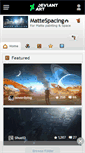 Mobile Screenshot of mattespacing.deviantart.com