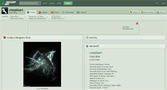 Desktop Screenshot of crazyblue1.deviantart.com
