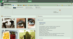 Desktop Screenshot of nightinggale.deviantart.com