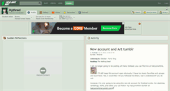Desktop Screenshot of mythrael.deviantart.com
