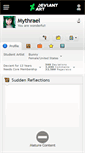 Mobile Screenshot of mythrael.deviantart.com