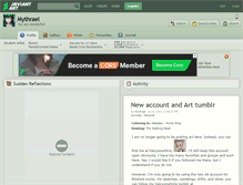 Tablet Screenshot of mythrael.deviantart.com