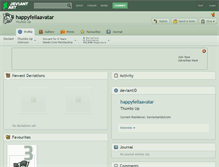 Tablet Screenshot of happyfellaavatar.deviantart.com