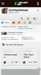 Mobile Screenshot of anurbannomad.deviantart.com