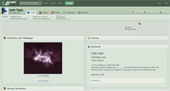Desktop Screenshot of goth-topic.deviantart.com