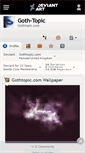 Mobile Screenshot of goth-topic.deviantart.com