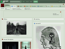 Tablet Screenshot of gobinu.deviantart.com