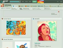 Tablet Screenshot of helenesse.deviantart.com