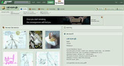 Desktop Screenshot of cat-eyes-gb.deviantart.com