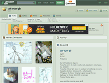 Tablet Screenshot of cat-eyes-gb.deviantart.com