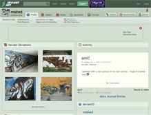 Tablet Screenshot of mished.deviantart.com