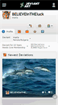 Mobile Screenshot of believeintheluck.deviantart.com