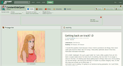 Desktop Screenshot of constantsidequest.deviantart.com