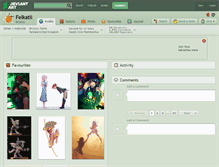 Tablet Screenshot of felkatil.deviantart.com