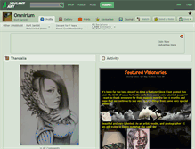 Tablet Screenshot of omnirium.deviantart.com