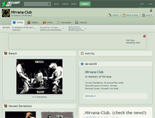 Tablet Screenshot of nirvana-club.deviantart.com
