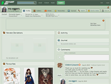 Tablet Screenshot of ms-eggers.deviantart.com