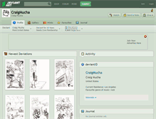 Tablet Screenshot of craigmucha.deviantart.com