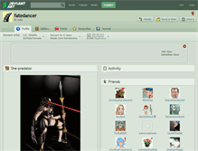 Tablet Screenshot of fatedancer.deviantart.com