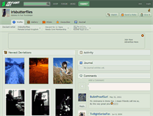Tablet Screenshot of irisbutterflies.deviantart.com