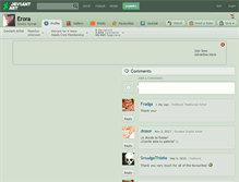 Tablet Screenshot of erora.deviantart.com