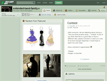 Tablet Screenshot of extended-band-family.deviantart.com