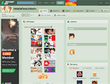 Tablet Screenshot of hetaliafansunited.deviantart.com