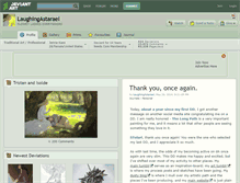 Tablet Screenshot of laughingastarael.deviantart.com